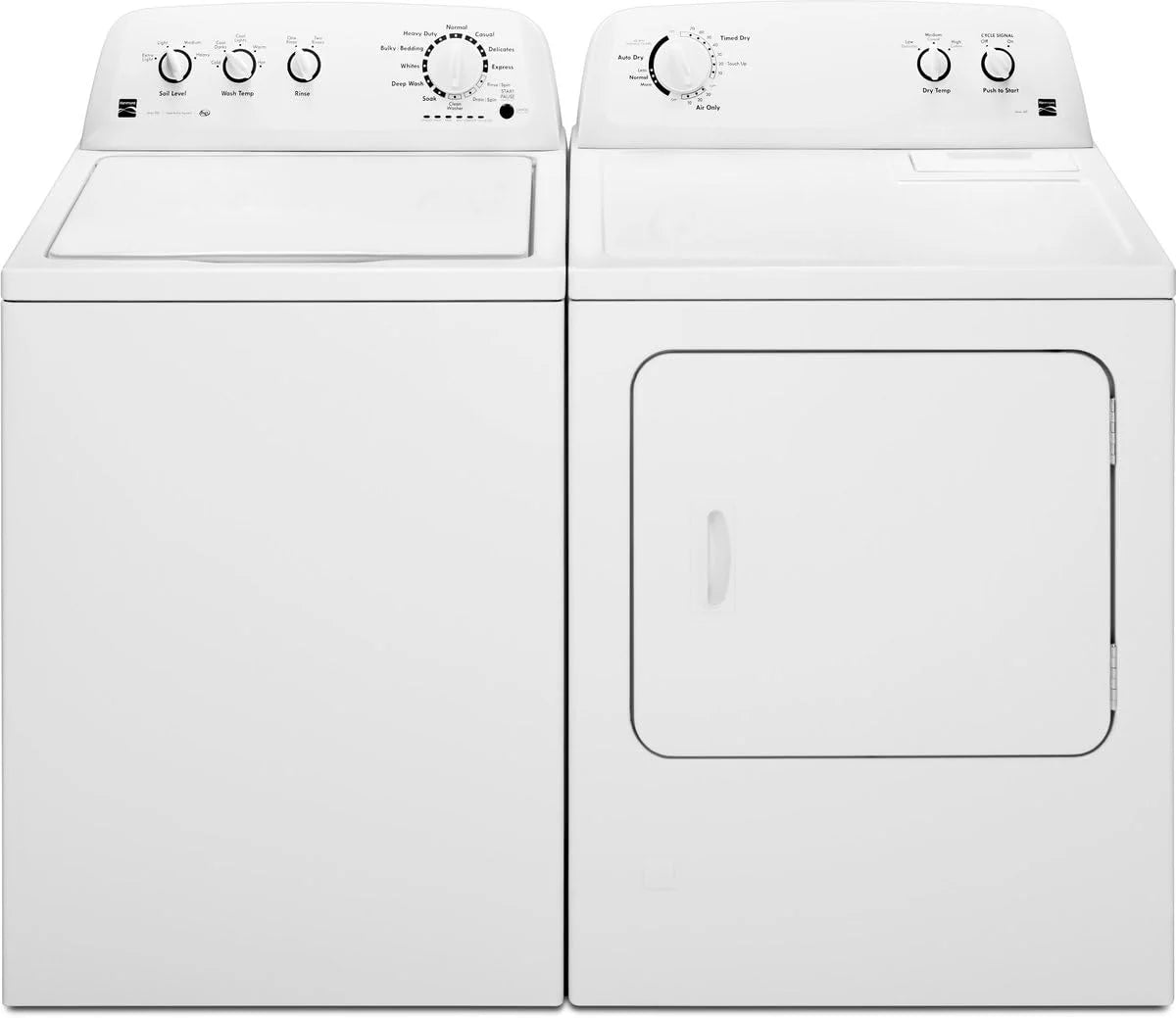 Kenmore Front Load Electric Dryer With Wrinkle Guard, 29in, 7.0 Cu. Ft., White - 62332