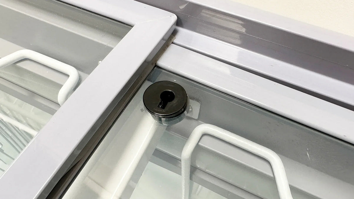 Commercial Chest Freezer, 14.5 Cu. Ft., 72 in Curved Glass Lid