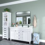 Aluminum Alloy Rounded Corner Wall Vanity Mirror