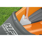 Bestway Inflatable Kayak Set With 2 Seats, Orange And Black - Hydro Force Lite Rapid X2