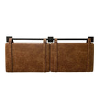 Wall-Mount Upholstered Headboard With Metal Rail - Twin, Queen & King