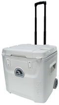 Igloo 52 QT 5-Day Marine Ice Chest Cooler With Wheels, White