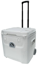 Igloo 52 QT 5-Day Marine Ice Chest Cooler With Wheels, White