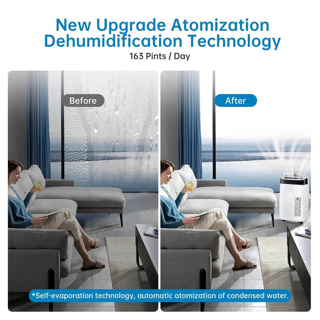 EastVita Portable Air Conditioner 10000 BTU With Remote Control And Window Kit