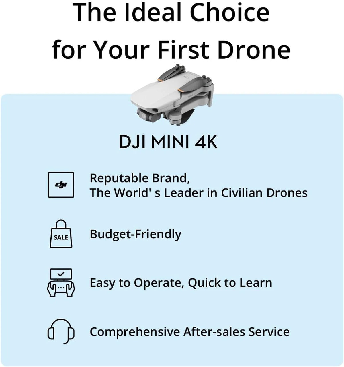 4K UHD Camera Drone Under 249 g With 3-Axis Gimbal, 10 km Video Transmission, Auto Return And 31-Min Flight Time