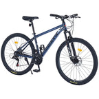 Men's 27.5 in Mountain Bike - 21-Speed Aluminum Alloy Frame, Front Suspension, Double Disc Brakes