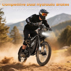 Arkveld Adult Electric Fat Tire Bike, 3000W, 40 MPH, 80 Miles, 25 inch, White - APEX1