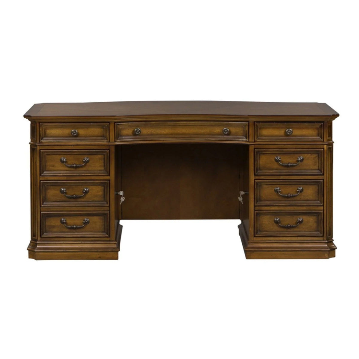 Liberty Furniture Industries Jr Executive Desk - Antique Toffee