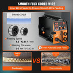 BENTISM MIG Welder Welding Machine 130A Flux Core 3-in-1 MMA/MIG/Lift TIG Welder