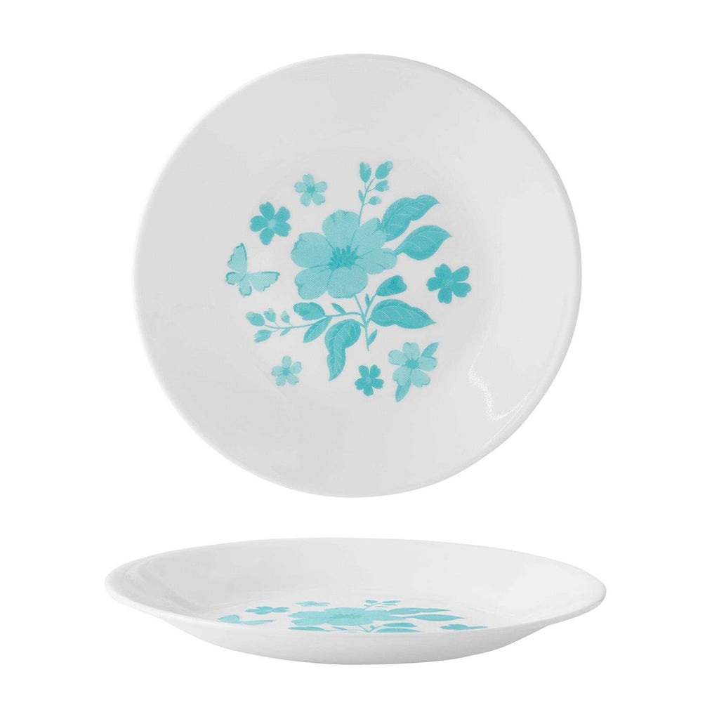 The Pioneer Woman by Corelle Dinnerware Set, 12-Piece, Teal Floral