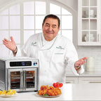 Emeril Lagasse French Door 360 Air Fryer Convection Oven, 26-Quart Stainless Steel