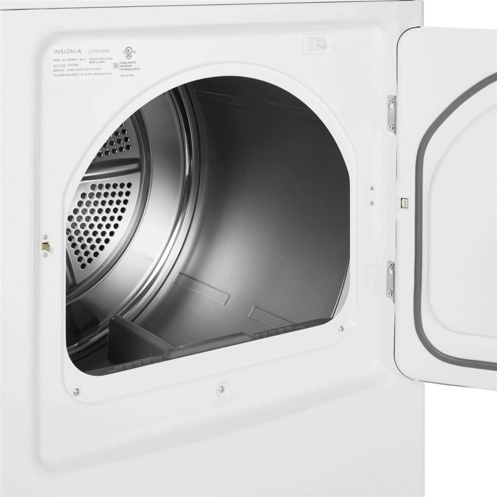 Insignia 6.7 Cu. Ft. 12-Cycle Electric Dryer With Steam - NS-TDRE67W1
