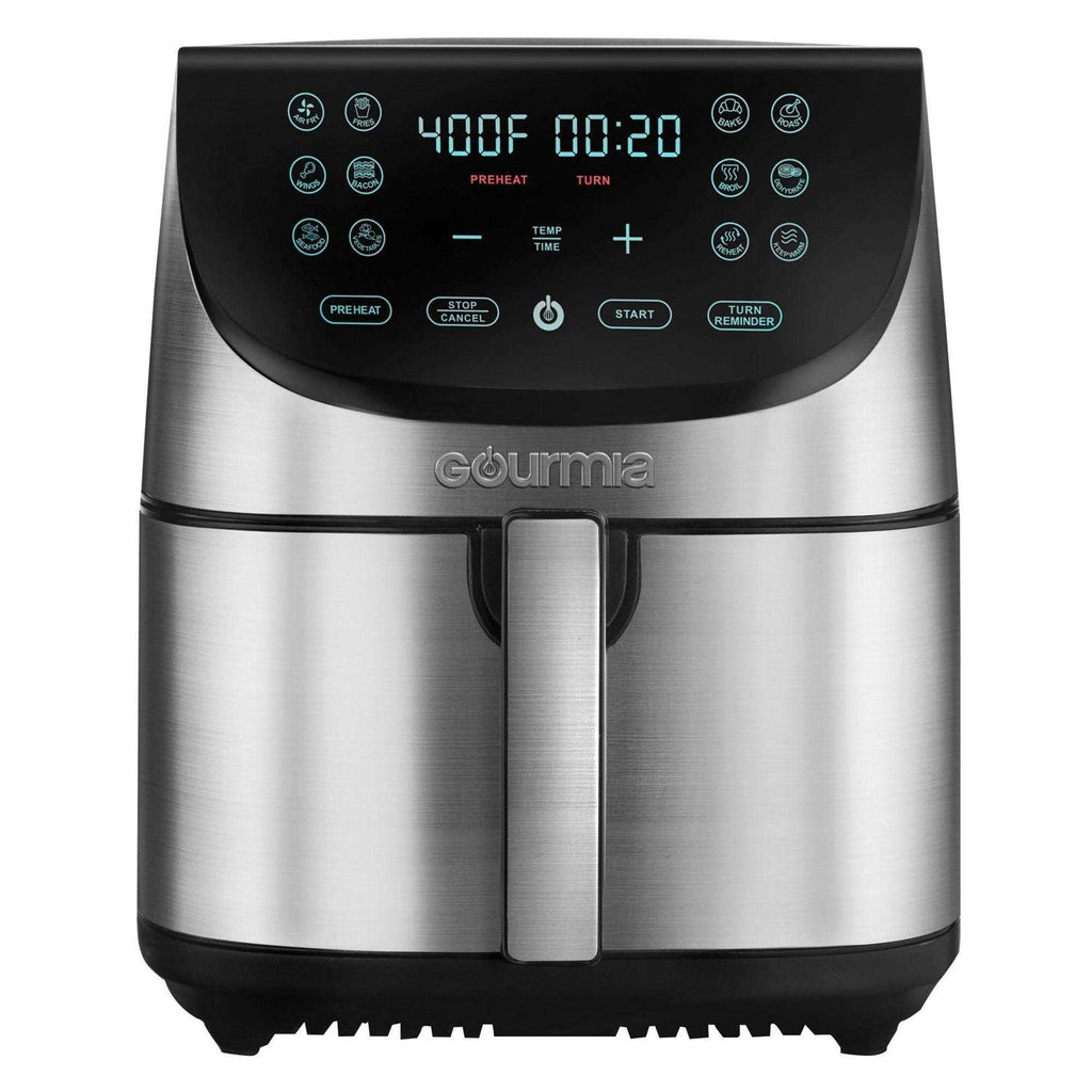 Gourmia Digital Air Fryer 8 Qt Stainless Steel