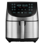 Gourmia Digital Air Fryer 8 Qt Stainless Steel