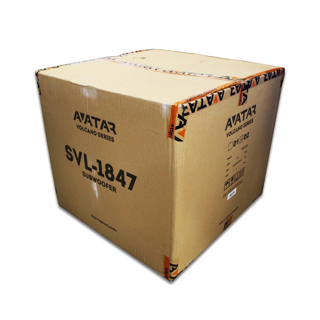 Avatar Car Audio Orange 18in Bass Subwoofer 2 Ohm 7600 Watts Peak - SVL-1847-D2