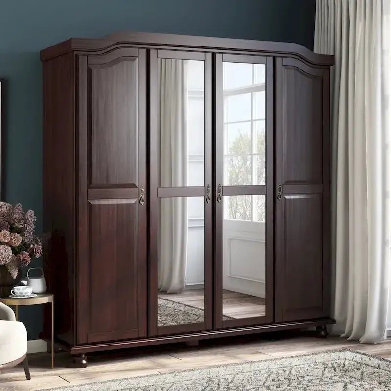 Palace Imports 4-Door Solid Wood Wardrobe Armoire, 72.25w - Kyle
