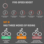 26 in 48V 13Ah 750W Fat Tire Electric Mountain Bike, Black - S48