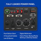 DuroMax 13,000-Watt Dual Fuel Portable Generator, Gasoline/Propane, Electric Start - XP13000EH