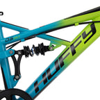 Huffy 20-inch Oxide Boys Mountain Bike, Lime / Blue