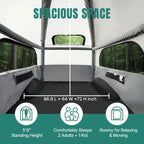 Inflatable Pickup Truck Bed Tent, 3 Person, 5.5ft-8ft