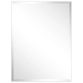 Frameless Beveled Prism Wall Mirror - Clear