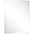 Frameless Beveled Prism Wall Mirror - Clear