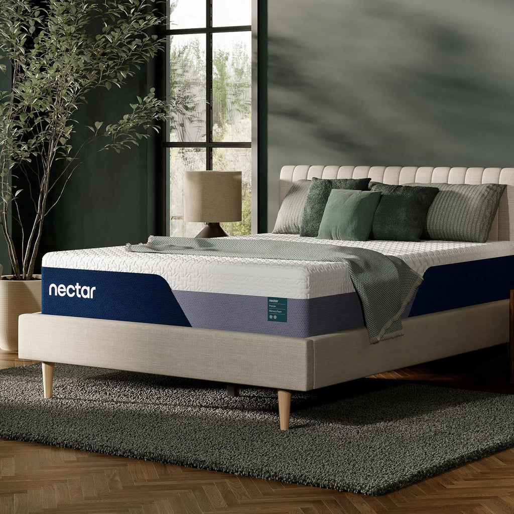 Nectar King Mattress, 13 in, Medium Firm, Contouring Memory Foam - Premier