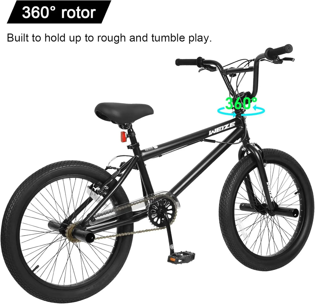 WEIZE Freestyle BMX Bike 20 Inch With 360 Degree Rotor