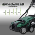 Seizeen 16-Inch Lawn Dethatcher And Scarifier - 15 Amp, 58 QT