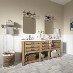 Aluminum Alloy Rounded Corner Wall Vanity Mirror