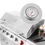 Stainless Steel 6-Burner Gas Grill - 74,000 BTU With Sear And Side Burner