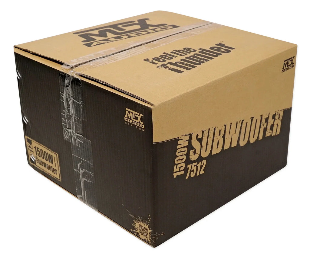 MTX 12 Inch 1500W Peak/750W RMS DVC 2 Ohm Car Subwoofer - 7512-22