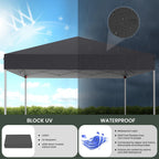 GVDV 10x10 ft Easy Pop Up Outdoor Canopy Tent - Blue
