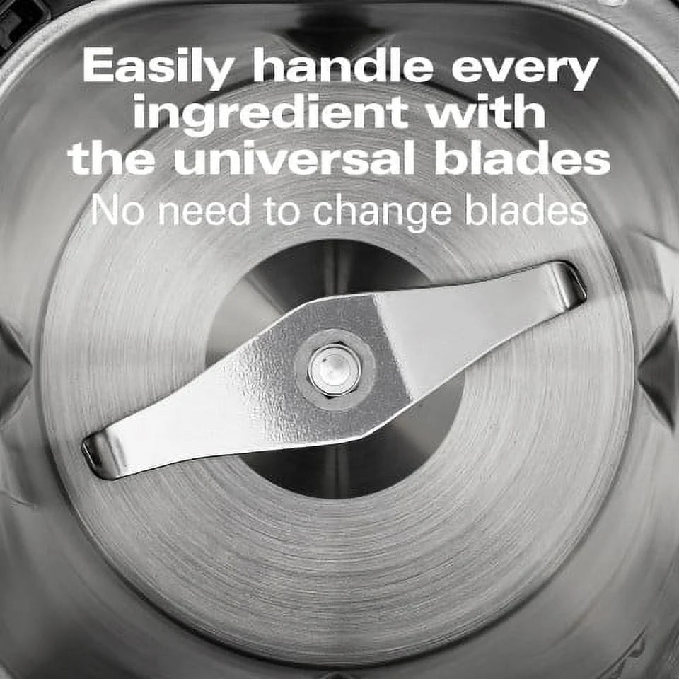 Hamilton Beach Professional Juicer Mixer Grinder, 2.2 HP, 120V, 3 Stainless Steel Jars, 0.5, 1 And 1.5 Liters - 58770