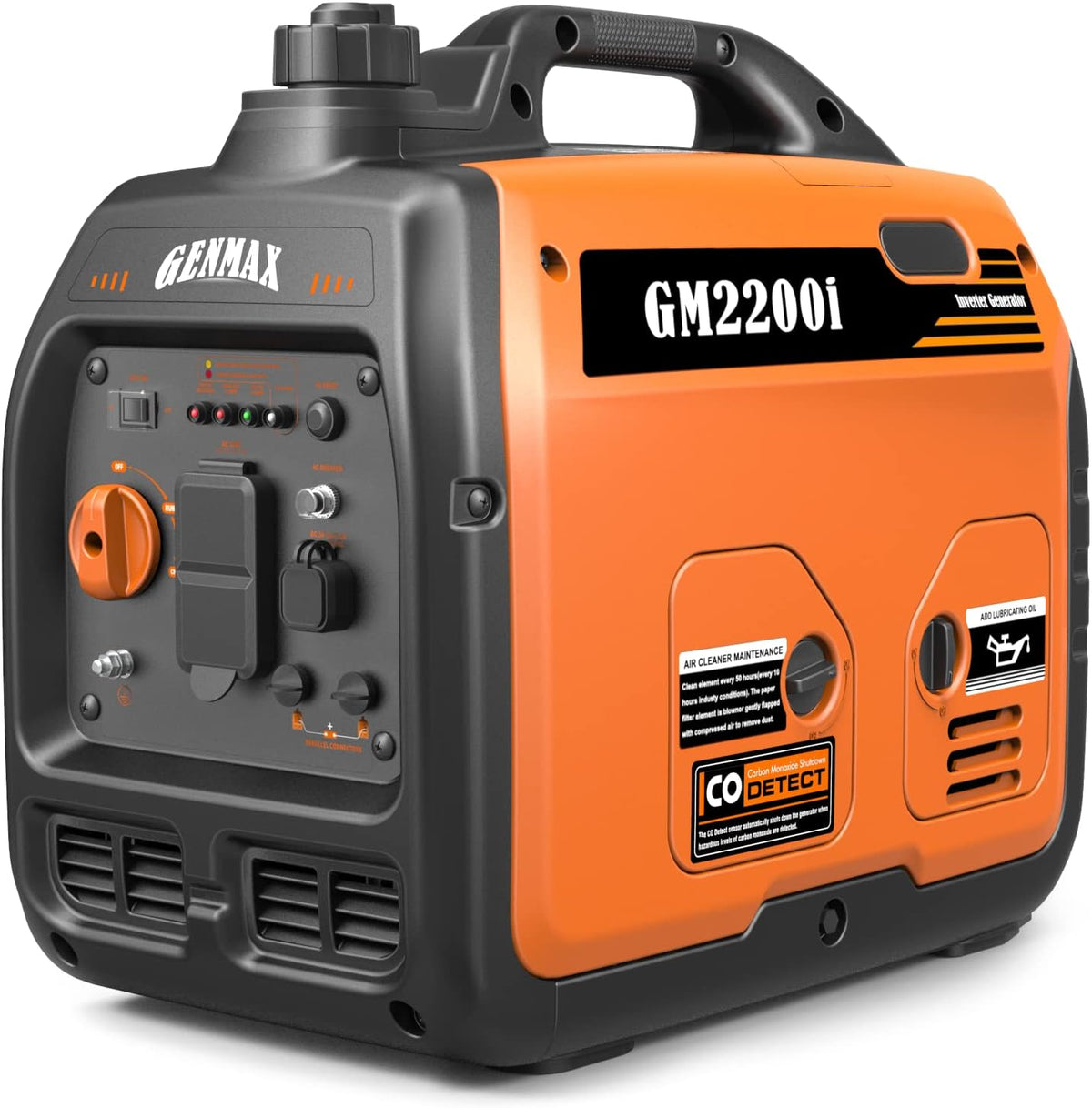 GENMAX Gas Inverter Generator - 2200 Starting Watts / 1800 Running Watts