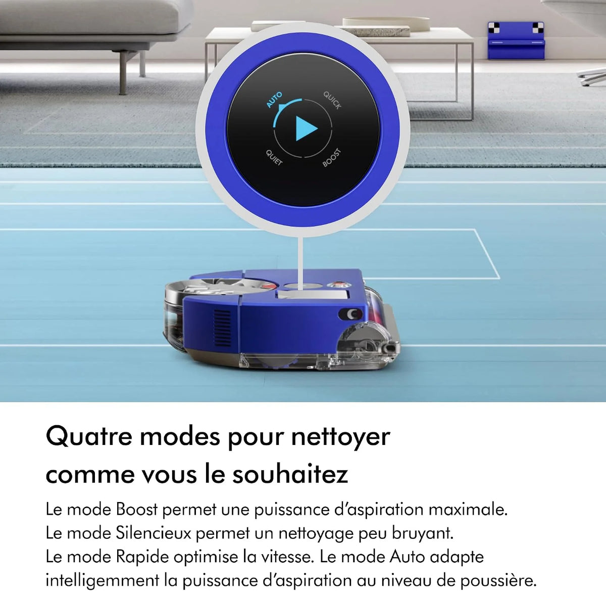 Dyson 360 Vis Nav Robot Vacuum, Blue/Nickel - RB03