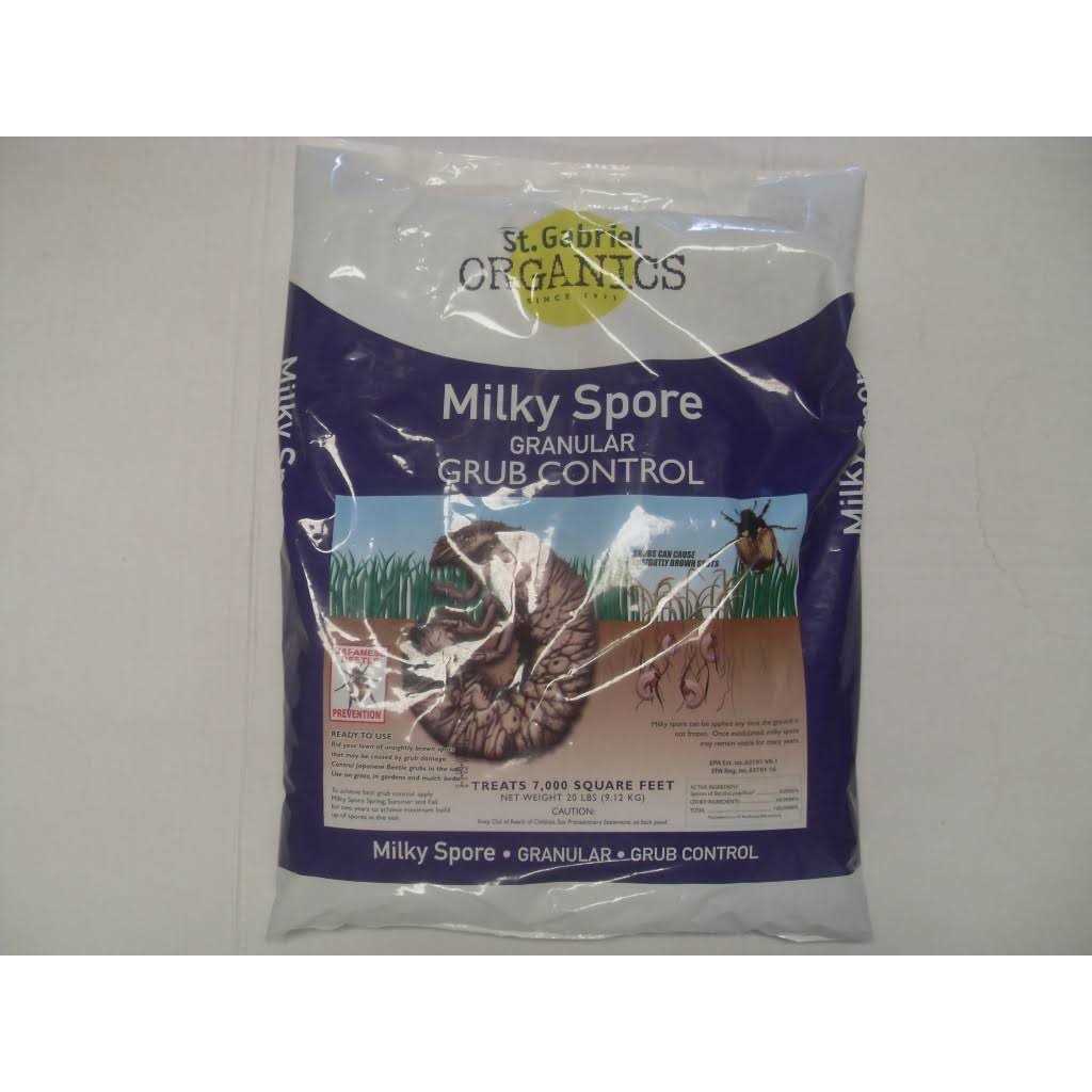 St. Gabriel Organics Milky Spore Organic Grub Control Granules 20 lb