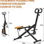 Hiii Foldable Squat Machine With Resistance Bands, 250 Pounds - Black