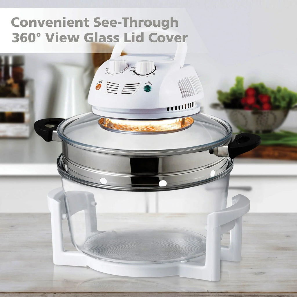 Nutrichef Halogen Oven Air Fryer Infrared Convection Cooker