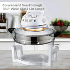 Nutrichef Halogen Oven Air Fryer Infrared Convection Cooker