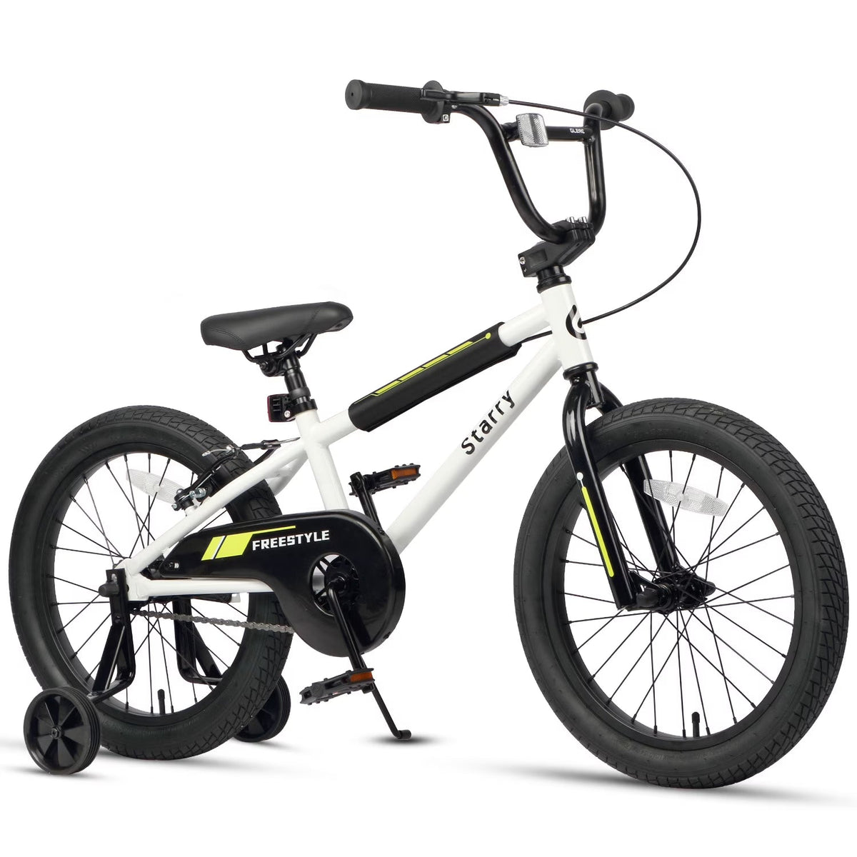 Glerc Kids BMX Style Bicycle 14 Inch Blue With Training Wheels And Coaster Brake
