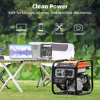 Oxseryn Open Frame Inverter Generator Gas Powered 4400 Peak Watts 3400 Running Watts 30A RV Outlet
