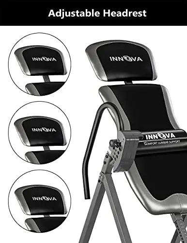 HEALTH AND FITNESS Inversion Table With Heavy-Duty Steel Frame And Adjustable Ankle Holders - ITX9600