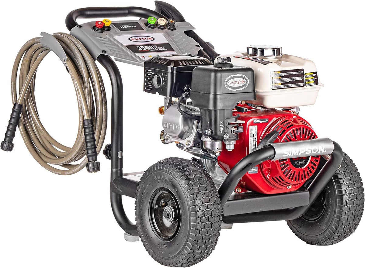 Simpson Gas Pressure Washer 3500 PSI 2.5 GPM With Honda GX200 Engine - PS61002-S