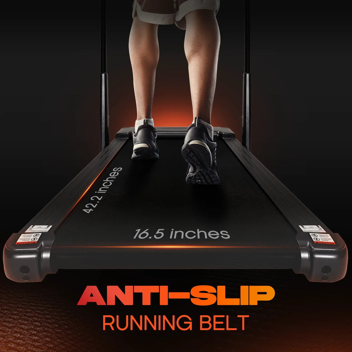 MaxKare 2-in-1 Folding Under Desk Treadmill, 2.5HP, 7.5MPH, 265 lbs Capacity