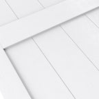 Uforic Sliding Barn Door With Hardware Kit, 48 x 84 in, Gray