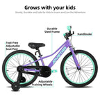 JOYSTAR NEO 20 Inch Kids Bike With Training Wheels
