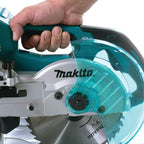 Makita X2 LXT Brushless Cordless 7.5-Inch Dual Slide Compound Miter Saw, Teal - XSL02Z