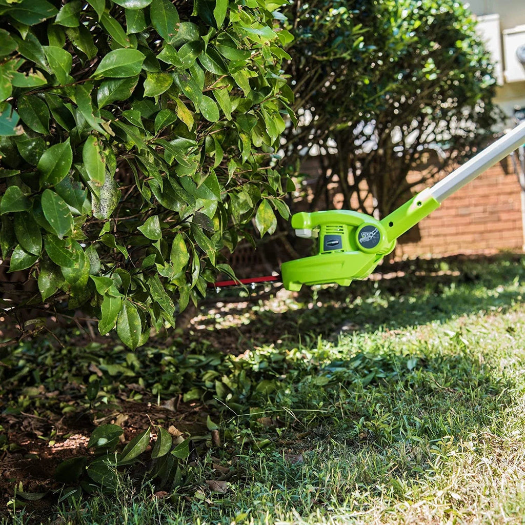 Greenworks 40V 20in Pole Saw With Hedge Trimmer Attachment, 2.0 Ah Battery And Charger