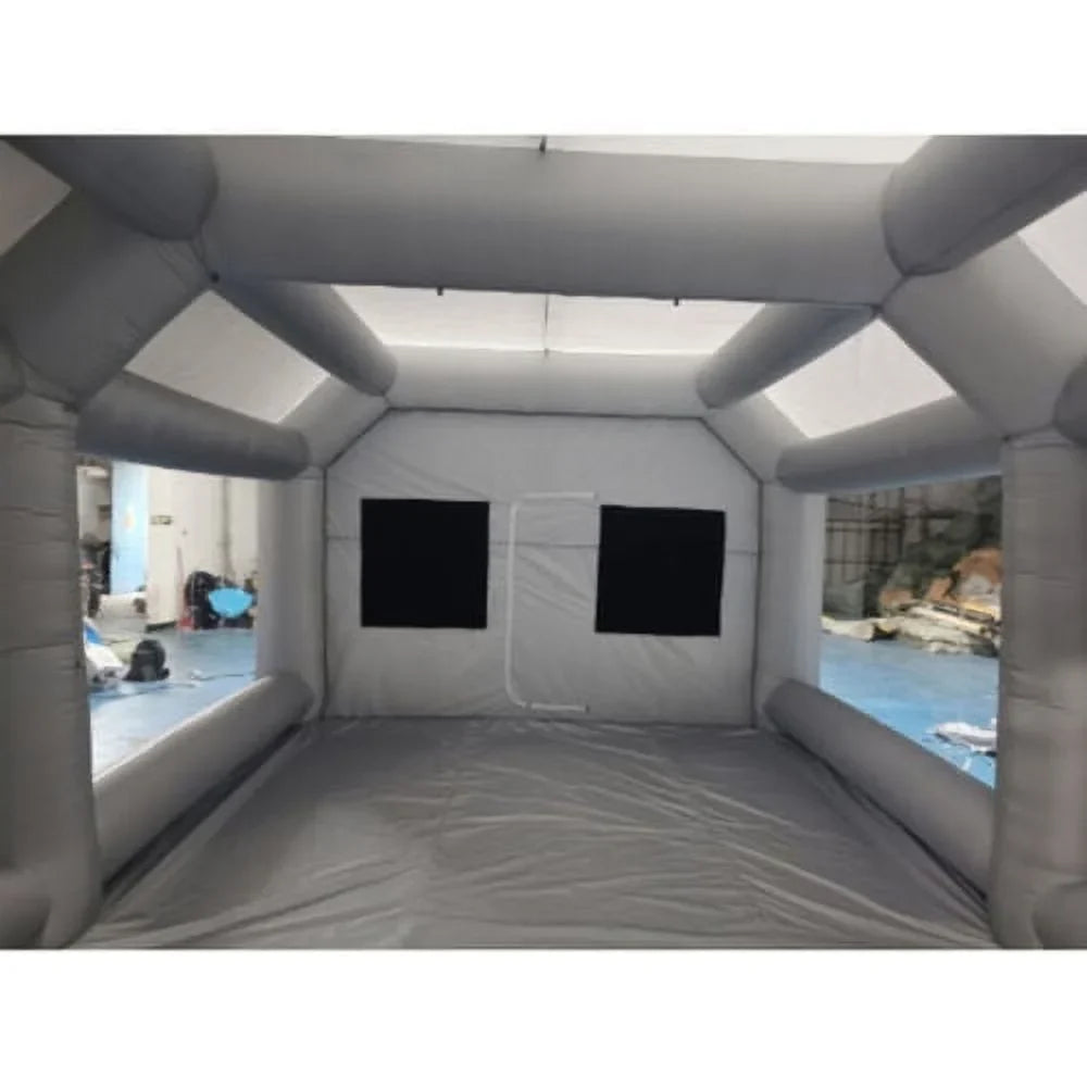 Inflatable Car Paint Spray Booth Work Tent With Filter System 26 x 15 x 10 Ft